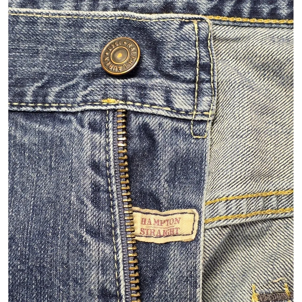 Polo Ralph Lauren Mens Size 46B x32Hampton‎ Straight Denim Jeans